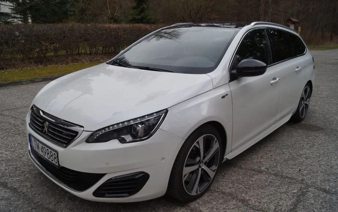 Peugeot 308 cena 69900 przebieg: 164000, rok produkcji 2017 z Warszawa małe 667